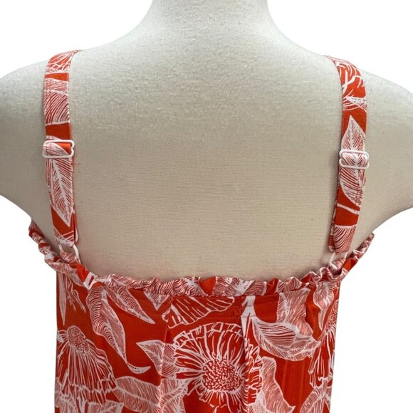 Serra Womens Maxi Dress Med Boho Floral Print Sleeveless Summer Vacation Flowy - Picture 7 of 12